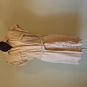 L.O.G.G. H&M Tan Shirtdress or Duster Size 8